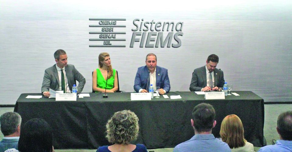 A ANTT realizou uma apresentação do plano de otimização do contrato nesta terça-feira (17) em Campo Grande, na sede da FIEMS - Foto:  Marcos Maluf/CG News