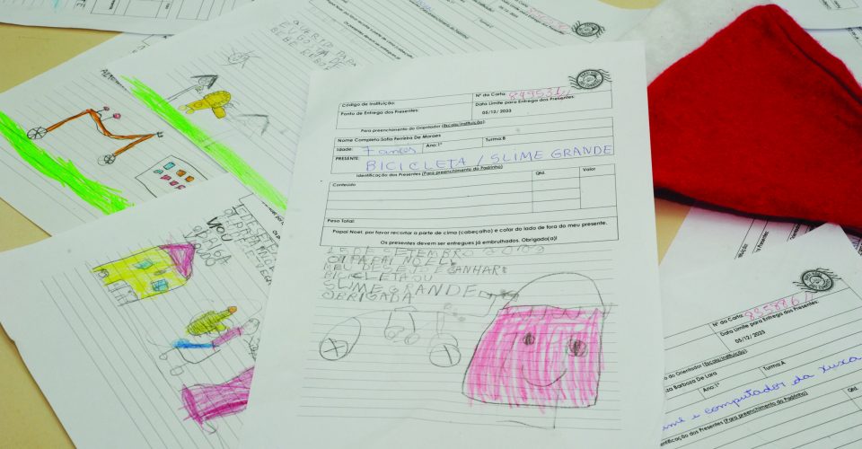 Cartinhas de Natal enviada pelas crianças, estaão disponíveis nos Correios - Foto: Nilson Figueiredo