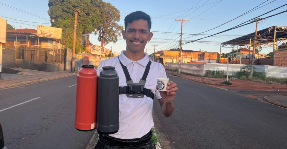 Leandro Oliveira, criador do Café do Bigode - Foto: Juliana Aguiar