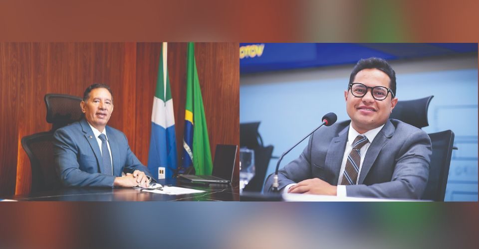 Deputado estadual Gerson Claro e vereador Papy, presidentes da Alems e Câmara - Fotos: Fotos: Assessoria/Eliza Mustafa/Ascom