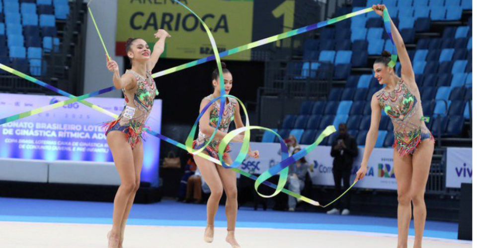 Apresentação da seleção brasileira de conjunto na Arena Carioca 1, local do Mundial que começa nesta quarta-feira. Foto: Mariana Raphael/MEsp