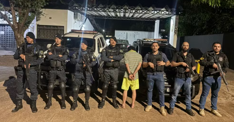 Suspeito de feminicídio em Guaiçara foi preso no Mato Grosso do Sul — Foto: Polícia Civil/Divulgação