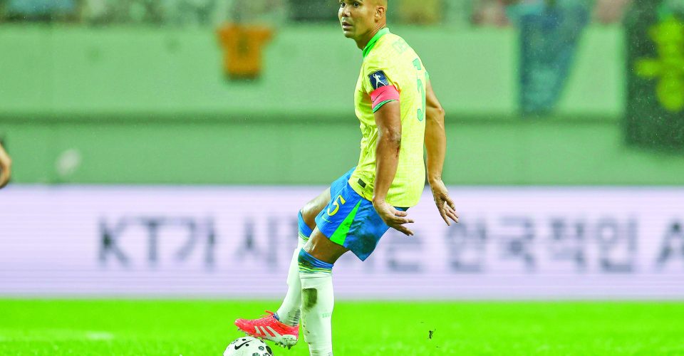 Foto: Casemiro é homem de confiança do atual técnico do Brasil. Foto: @rafaelribeiro/CBF