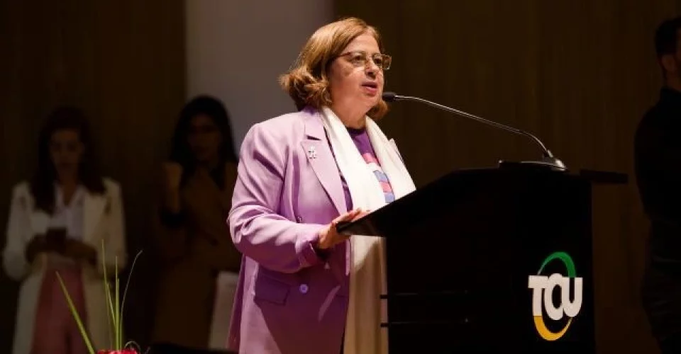 A ministra Cida Gonçalves em evento do TCU - Foto: divulgação/Ministério das Mulheres