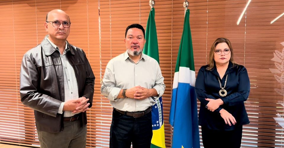 Marcos Espíndola, Ricardo Senna e Christinne Maymone - Foto: divulgação/Gov MS
