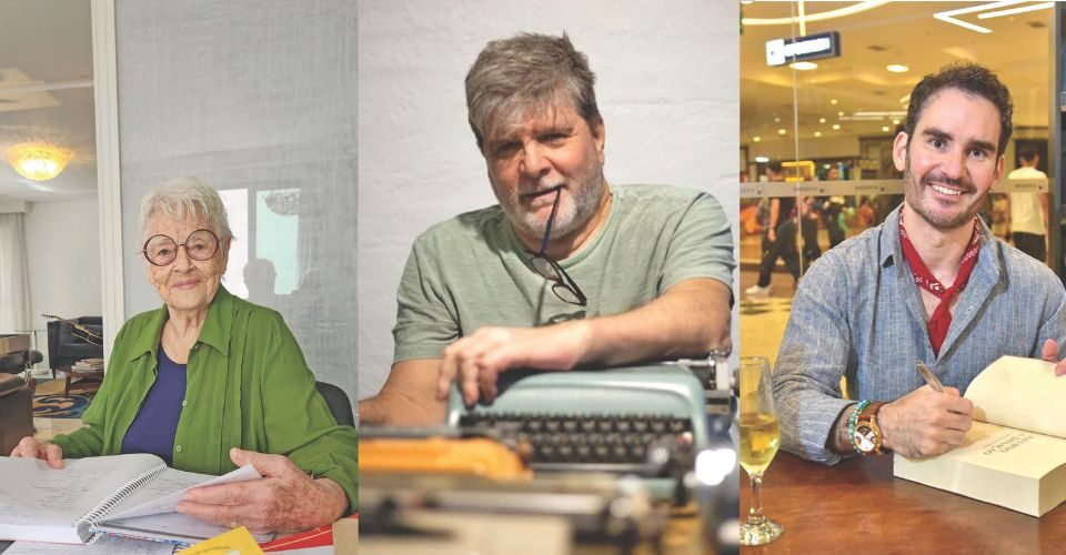 Adélia Prado/Marcelo Rubens Paiva/Aaron Salles Torres - Foto: Reprodução/Arquivo Pessoal