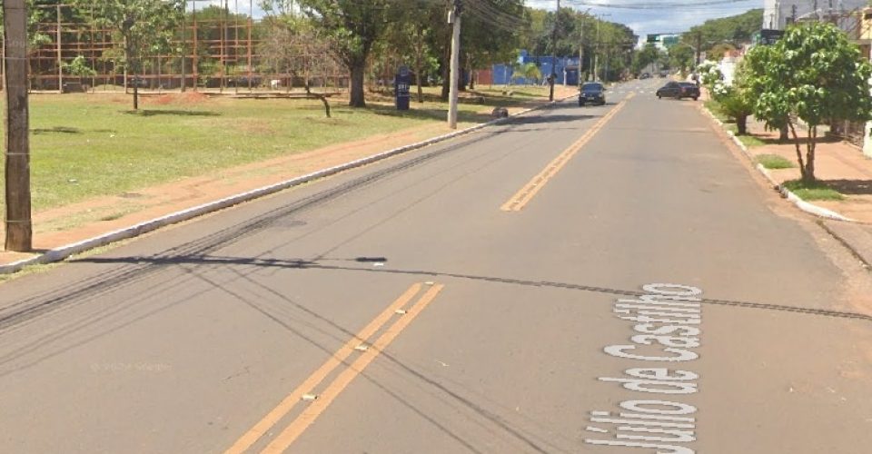 Trecho da Avenida Júlio de Castilho - Foto: reprodução/Google Maps