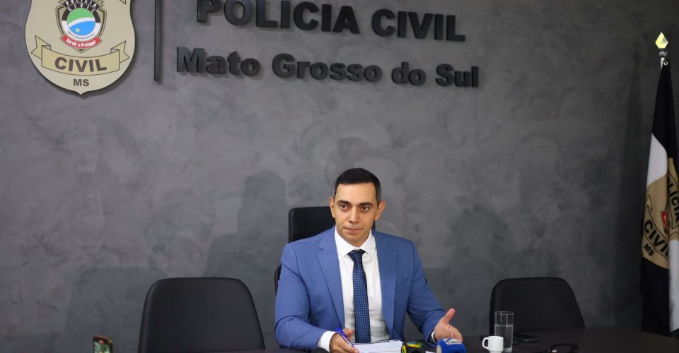 Delegado-Geral da Polícia Civil de Mato Grosso do Sul, Roberto Gurgel (Foto: PCMS)