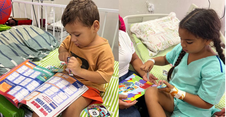 Foto - Entrega de figurinhas será realizada até julho na Pediatria da Humap-UFMS - (C) Cayo Cruz