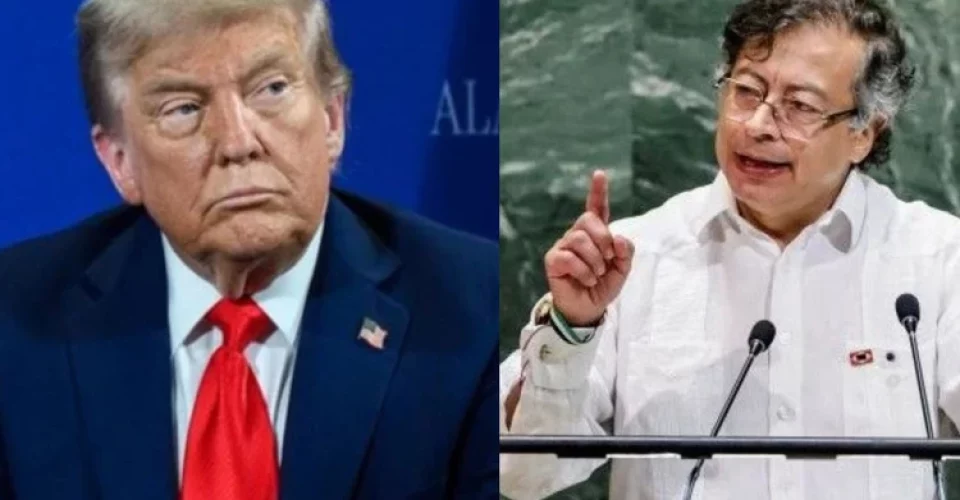Trump x Petro: presidente colombiano Gustavo Petro, acusado por Trump de ser “um cara mau” e “líder do tráfico de drogas” - Foto: reprodução