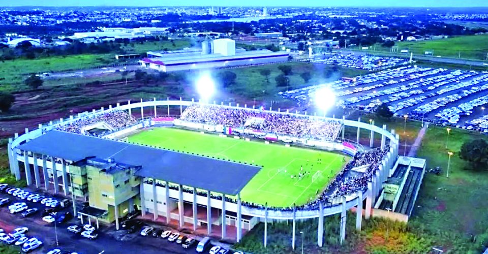 Imagem do Estádio Mirandão, em Araguaína, que recebe o Operário hoje - Foto: Reprodução/redes sociais