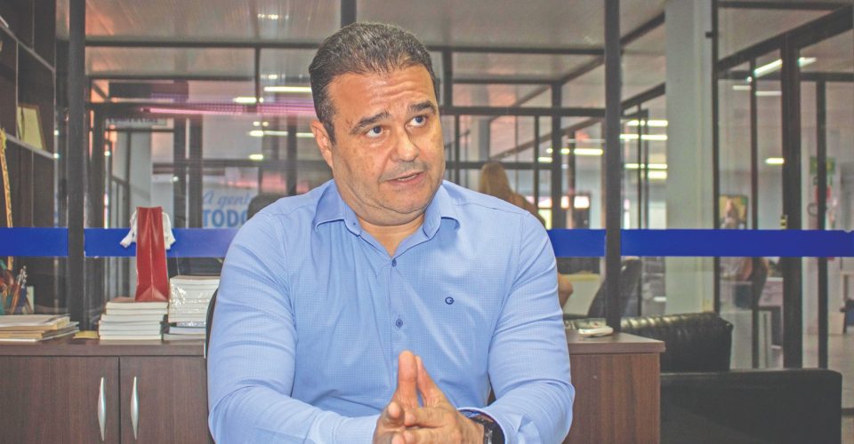 Fábio Trad (PT) em entrevista ao Jornal O Estado - Foto: Allan Gabriel/OEMS