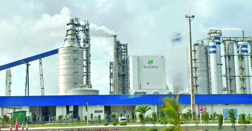 Fábrica de celulose da Suzano, instalada em Ribas do Rio Pardo, em Mato Grosso do Su - Foto: Marcos Maluf