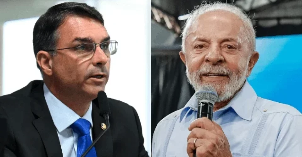 Flávio Bolsonaro (PL-RJ) e Lula (PT) - Fotos: Divulgação/Andressa Anholete/Agência Senado e Divulgação/Ricardo Stuckert/PR