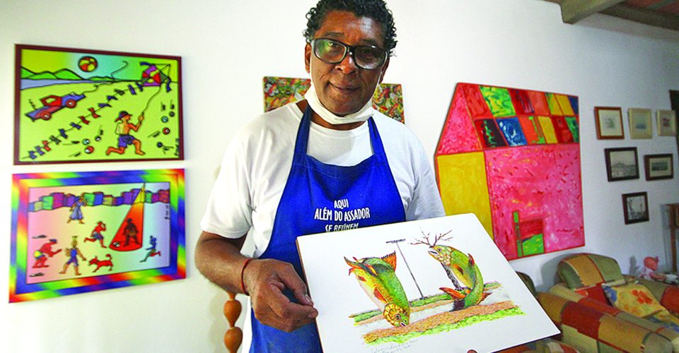 O trabalho de Galvão Pretto ficou marcado para a posteridade por muita liberdade e leveza- Foto: Ademir Rodrigues