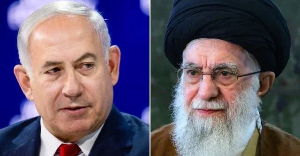 Primeiro-ministro israelense Benjamin Netanyahu e líder supremo do Irã, aiatolá Ali Khamenei - Foto: reprodução