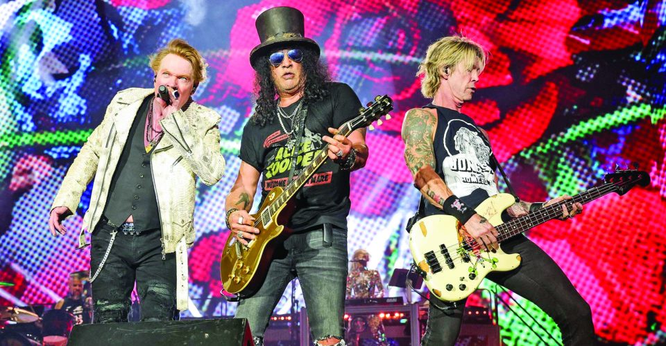 Axl Rose, Slash, Duff McKagan e banda devemlevar cerca de 35 mil pessoas ao Autódromo Orlando Moura - Foto: reprodução