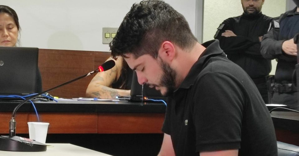 João Vitor durante audiência de custódia - Foto: Brenda Assis