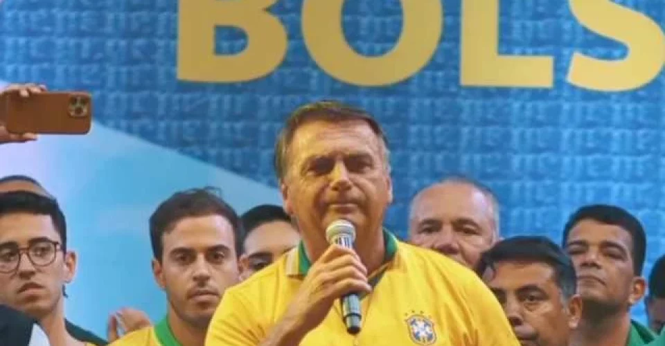 Jair Bolsonaro em evento do PL em Recife (PE), no sábado (10) - Foto: reprodução/rede sociais