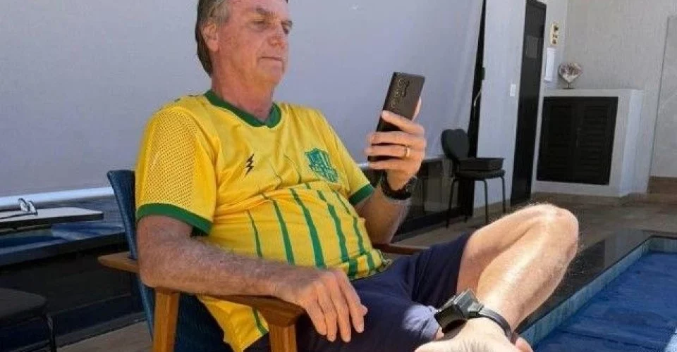 Uma das fotos mais recentes do ex-presidente - Foto: Reprodução/Redes sociais