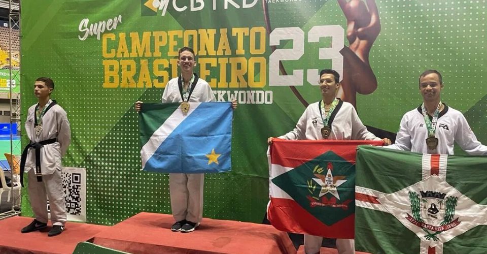 Foto: Luiz Felipe Aquino garante o ouro e é classificado para o Grand Slam/Divulgação/FTkdMS