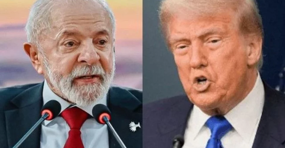 Governo Lula deve discutir como rebater tarifas de impostas por Trump - Foto:  Divulgação/Ricardo Stuckert/PR e Reuters/Ken Cedeno