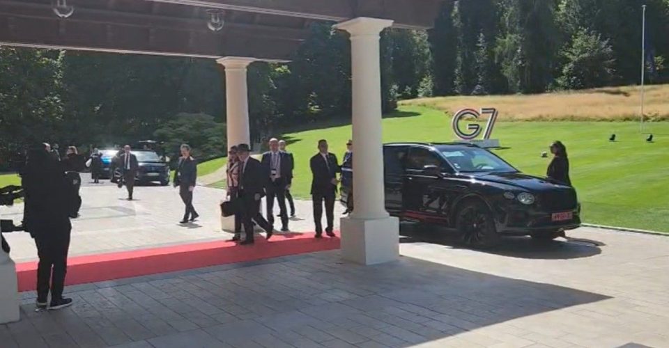 Lula e Janja chegam à cúpula do G7, na França - Foto:  reprodução