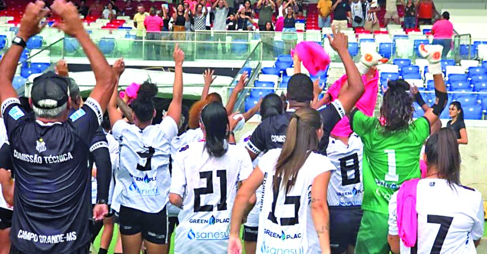 Jogadoras do Operário comemoram classificação na Copa do BR em Belém-PA - Foto: Antonio Coca/Divulgação