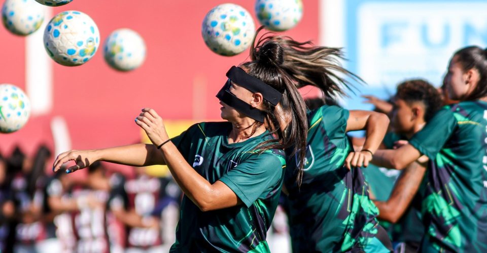 Jogadoras da Pantanal antes de jogo nas Moreninhas, pelo A3 - Foto: Danielle Mugarte/Divulgação