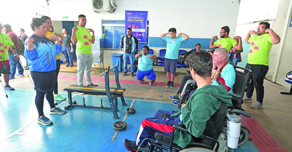 Pátio do Ismac recebeu evento idealizado pelo Comitê Paralímpico Brasileiro - Foto: Nilson Figueiredo