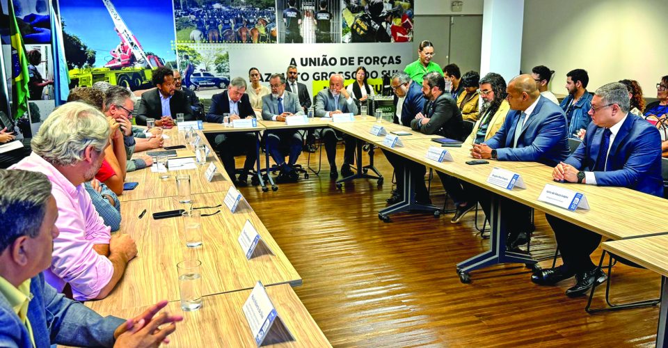 Reunião conflito Foto: Divulgação Sejusp