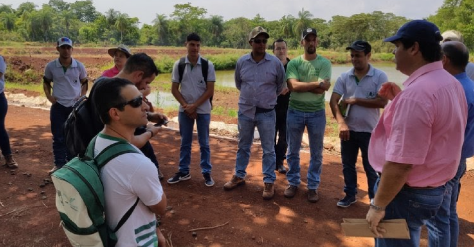 Alunos durante aula prática no Sindicato Rural de Dourados. Foto: Gleiber Nascimento