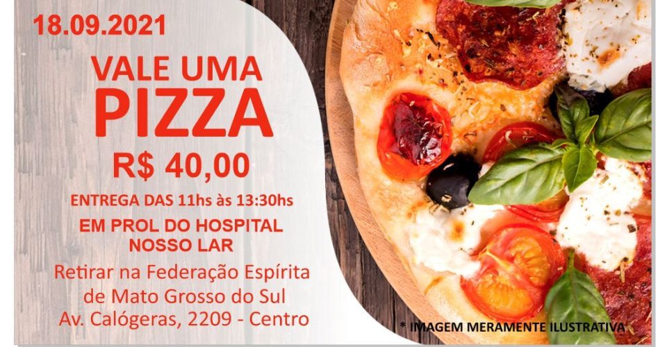 Pizza Solidária ao hospital Nosso Lar de Campo Grande 