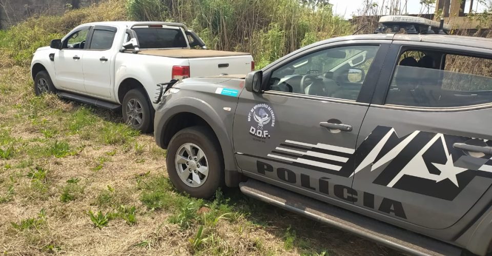 Camionete roubada em Minas Gerais foi recuperada pelo DOF 
