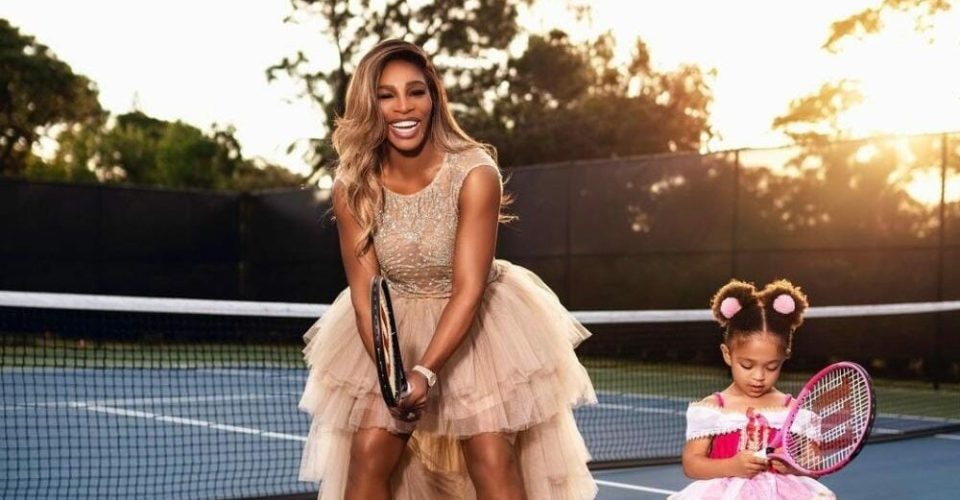 Serena Williams e filha Olympia