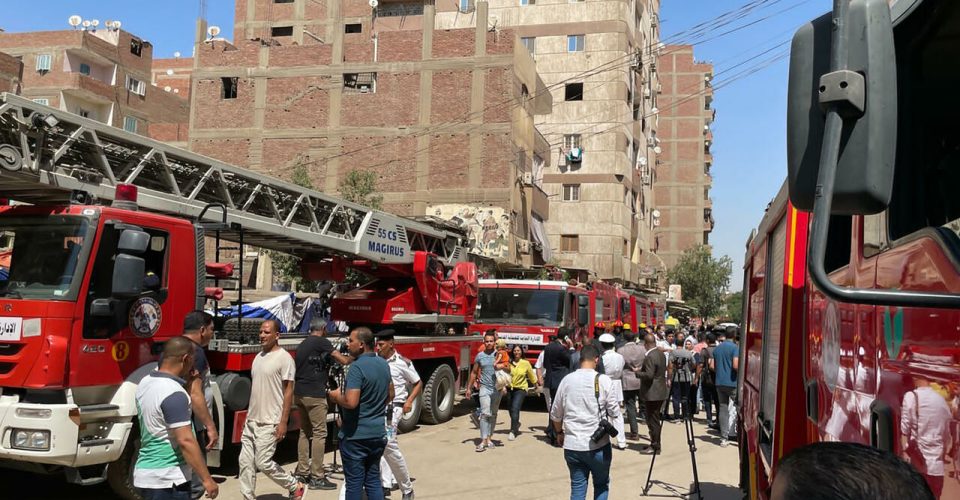 Incêndio Egito Igreja