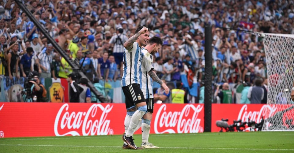 A escalação da Argentina para a final da Copa do Mundo