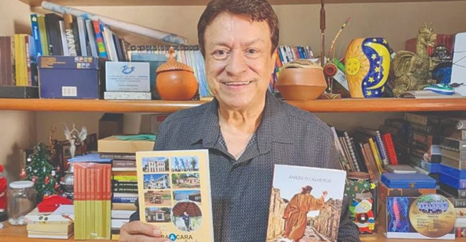 Foto: Escritor Américo Calheiros
lança dois livros na próxima
terça-feira (6), sendo um
deles sobre locais históricos
e culturais de Campo Grande/Fotos: Reprodução