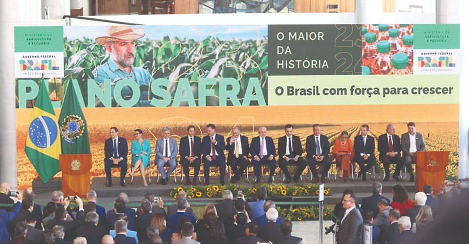 Foto: Apresentação do Plano
Safra, na terça-feira/ivulgação/Ministério da Agricultura e Pecuária