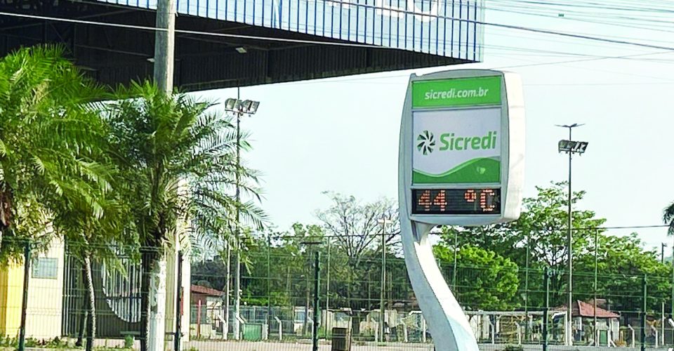 Foto: Em Corumbá,
temperatura foi de 44ºC/Marcos Maluf