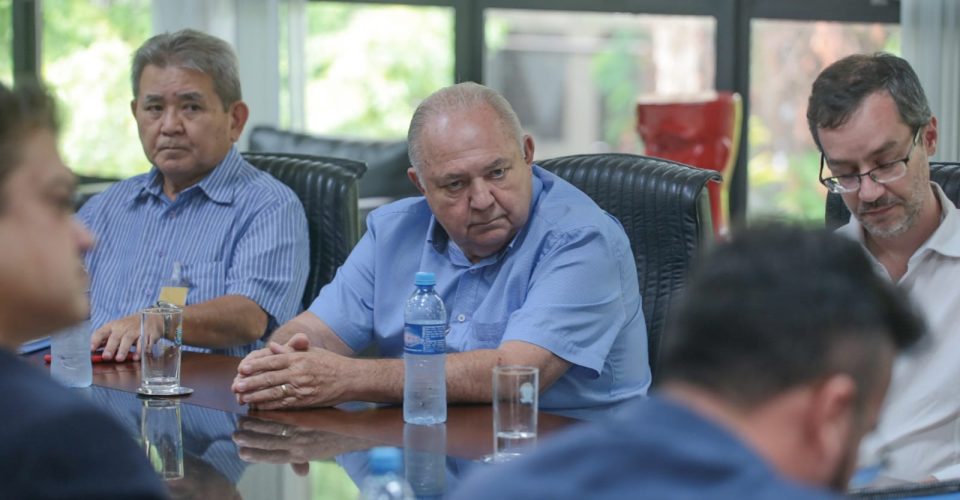 Representantes do
Consórcio Guaicurus
destacam necessidade
do reajuste. Foto: Marcos Maluf