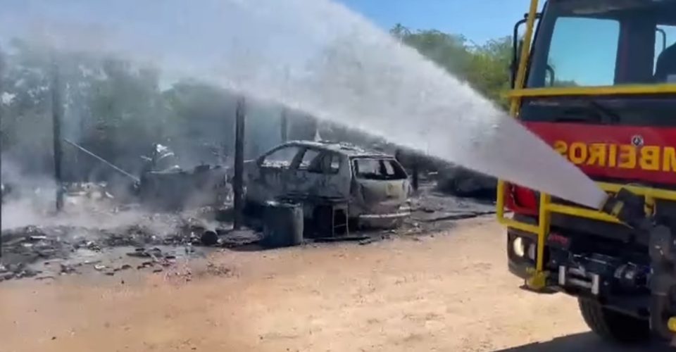 Foto:Reprodução/Vídeo Bombeiros