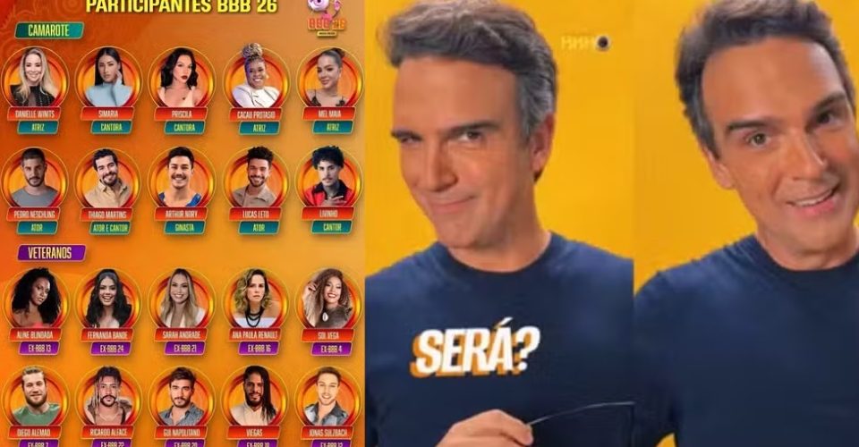 Suposta lista com participantes gera memes na web