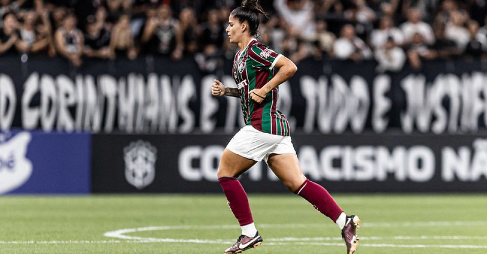 Patrícia Sochor, do Fluminense, em jogo com o Corinthians, sexta-feira, na Neo Química Arena - Foto – Marina Garcia/Fluminense FC
