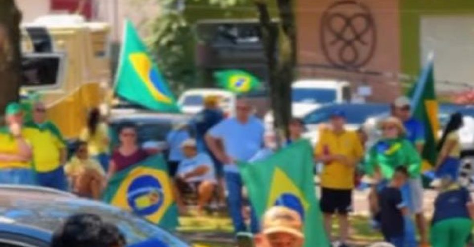 Manifestação segue pela Afonso Pena na Capital. Foto: Redes Sociais