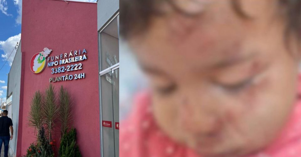 Sepultamento da criança aconteceu no fim da tarde desta segunda-feira (30) -  Foto: Reprodução