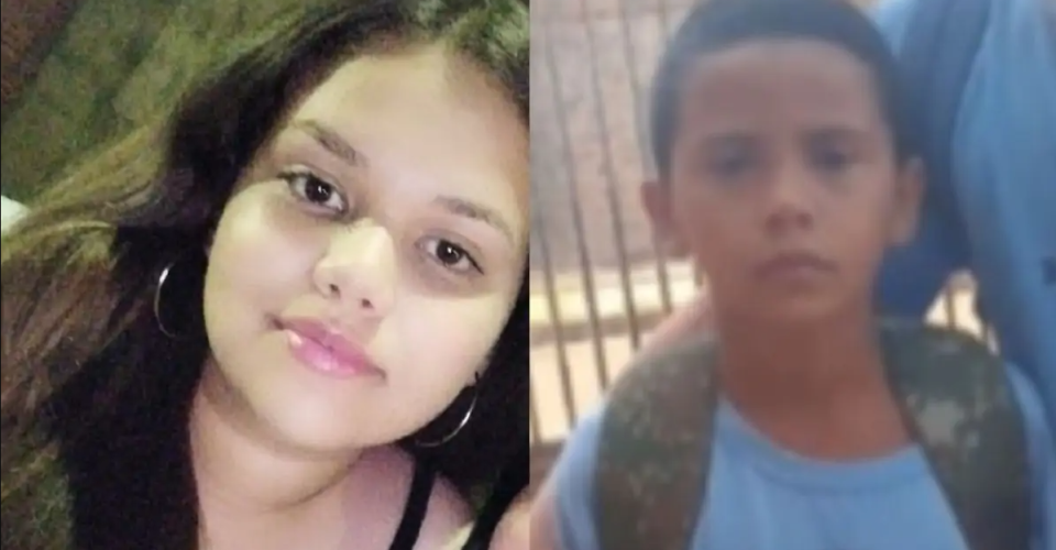 As vítimas Aysla Carolina e Silas Ortiz - Foto: arquivo