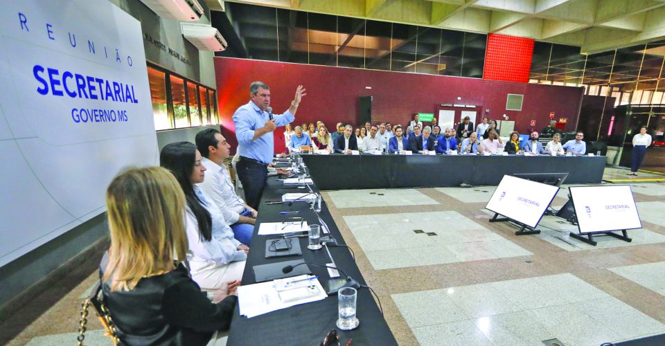 O governador, Eduardo Riedel, diz que sua marca gestão é “a capacidade de fazer gestão” - Foto: Saul Schramm/Secom
