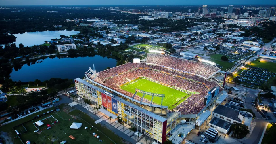 Camping World Stadium será o palco de Brasil x Croácia — Foto: Divulgação