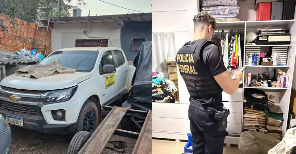 PF investiga superfaturamento no contrato de fornecimento de veículos. — Foto: Divulgação PF